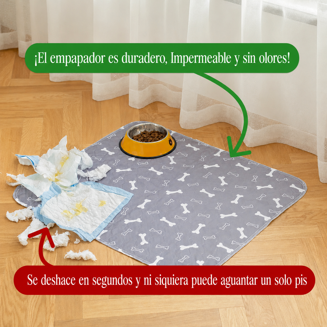 Empapador Antifugas para Perros
