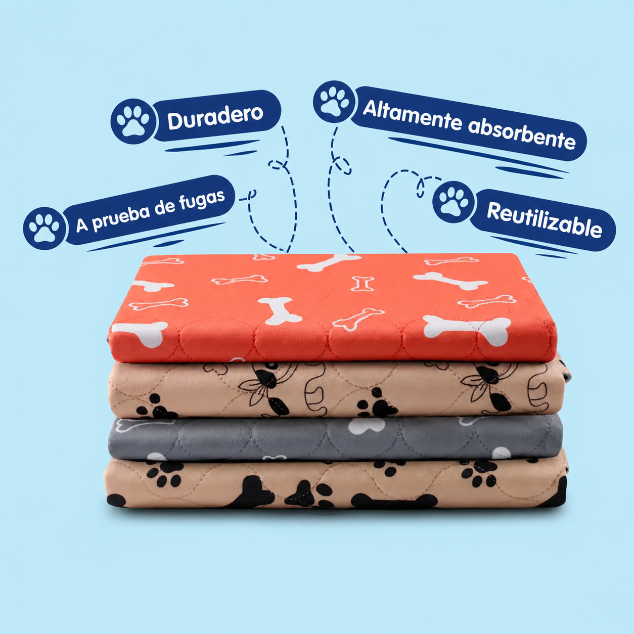 Empapador Antifugas para Perros