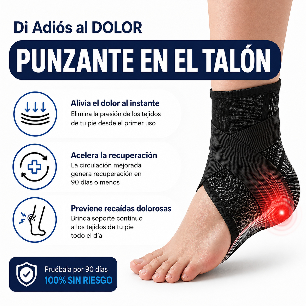 Tobillera de Compresión con Correas de Soporte