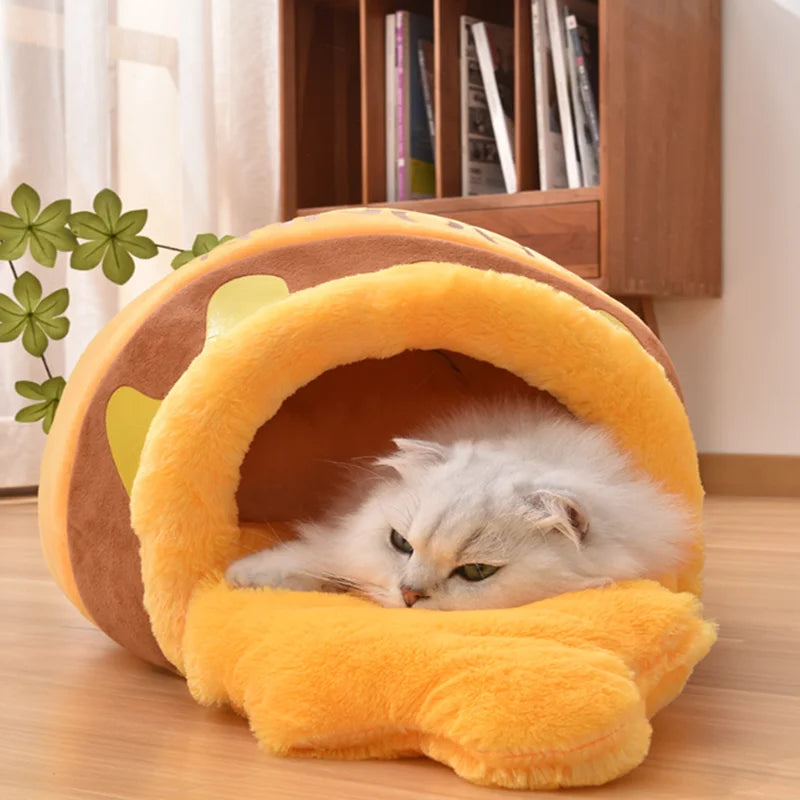 Tarro de Miel, cama cueva para gatos